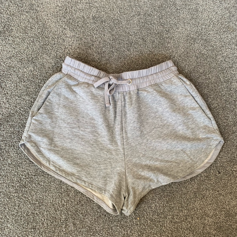Grey lounge shorts
